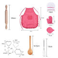 Kids Cooking Utensils Vivid Appearance Dress Up Clothes Kids Chef Combo. 