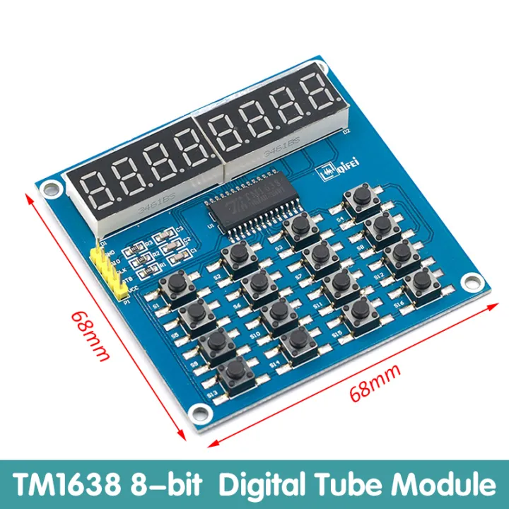 Tm1637 4 Bits / Tm1638 / 74hc595 8 Bit Digital Led Display Module 7 ...