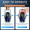 Q3 Smart Sensor Car Phone Wireless Charger 15W Fast Charging Auto-Clamping Car Phone Holder for iPhone and All Qi Enable Android. 