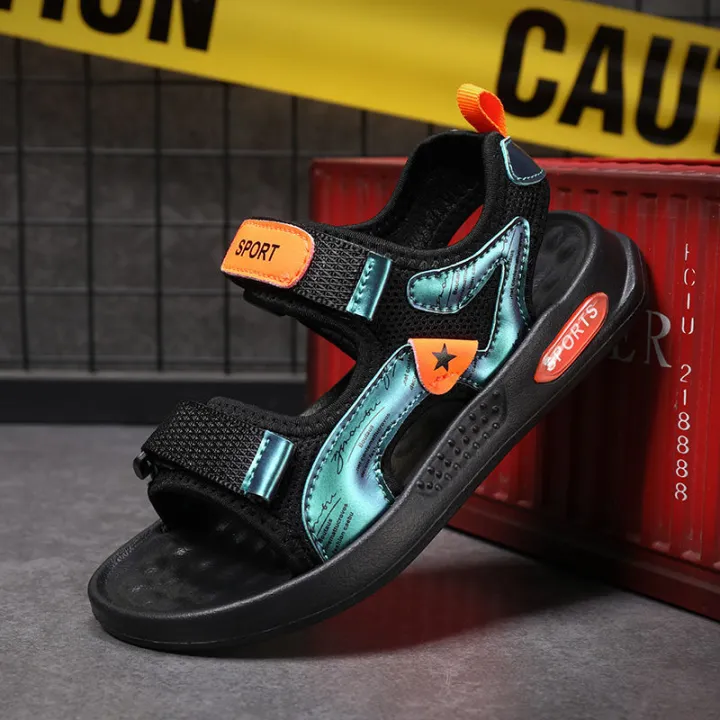 2023Summer%20New%20Children's%20Beach%20Shoes%20Deodorant%20Soft%20Bottom%20Boys%20Sandals%20Medium%20and%20Big%20Children%20Non-Slip%20Boys'%20ShoesABC%20-%20Image%209