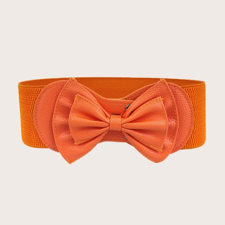 Fashion%20Bow%20Decoration%20Waist%20Belts%20Waist%20Strap%20Elastic%20Belts%20Stretch%20Waistband%20-%20Image%209