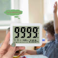 4.8" 12/24h 9999 Wall Large Indoor Digital Number Display Countdown Timer Electronic Days Desktop. 