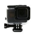 For GoPro NEW HERO /HERO6 /5 Touch Screen 45m Waterproof Housing Protective Case with Buckle Basic Mount & Screw, No Need to Remove Lens. 