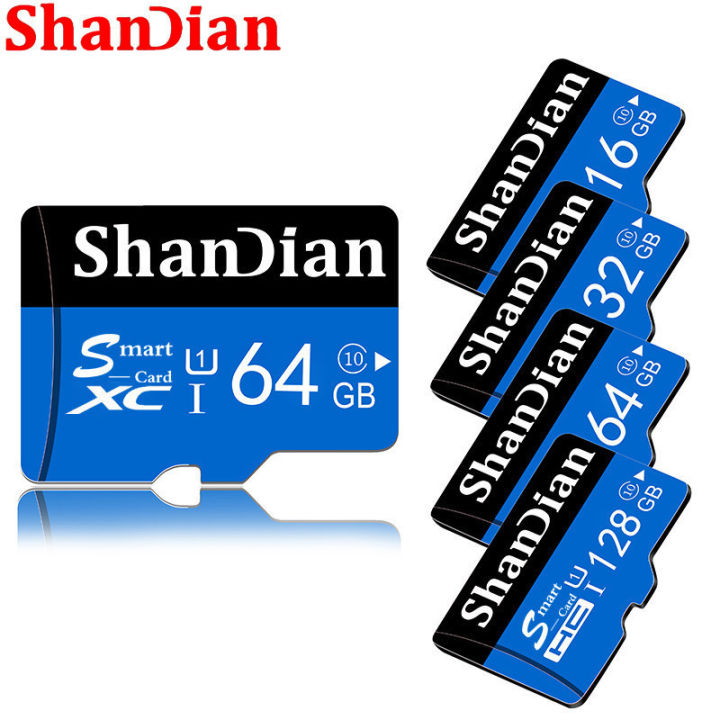 SHANDIAN%20Smart%20SD%20Card%2032GB%20High%20Speed%20Class%2010%2016GB/64GB%20Real%20Capacity%20128GB%20Mini%20SD%20Memory%20Card%20TF%20Card%20for%20Smartphone%20-%20Image%203