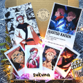 Anime Jujutsu Kaisen Box Character Fankit Polaroid Gift Set Box Gojo Sukuna Yuji Megumi Nanami Inumaki Poster JJK Gift Box Surprise Murah. 