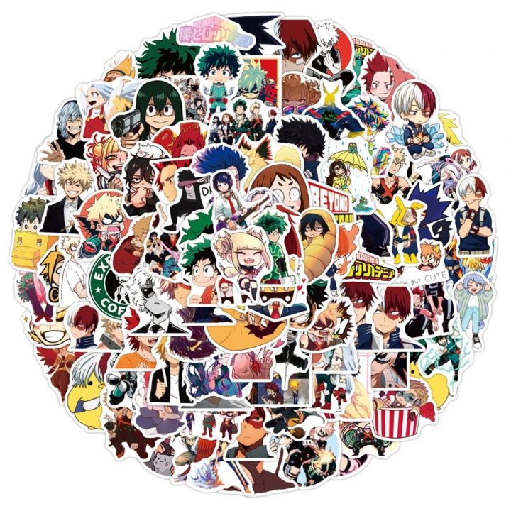 10/30/50/100%20s%20My%20Hero%20Academia%20Anime%20Stickers%20Graffiti%20Laptop%20Phone%20Izuku%20Midoriya%20Might%20Boku%20No%20Hero%20Academia%20Character%20Decal%20-%20Image%204