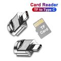 Mini TF Card Reader Micro-SD Card to Micro USB Type C OTG Adapter Memory Card to USB C High Speed For Macbook Xiaomi Samsung. 