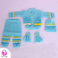 New Born Baby Wool Kit / Baby Wool Suit / Wool / Baby Dress / Kids / Newborn / Cloths / Baby Jersey / Baby Wool Knitted Baby Set (5Pcs Suit)-Wool Suit. 