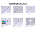 8P8C No Tool-less CCTV POE Plug RJ45 Connector Crystal CAT6. 