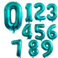 10pc Happy Birthday Duck Blue F Number Balloons First Baby Boy Girl Party Decorations My 1 One Year Ballons Supplies Globos. 