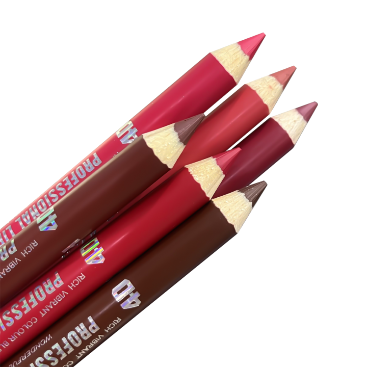 12pc%20Matte%20Lip%20Liners%20Set,%2012%20Assorted%20Colors,%20Gift%20Set,%20Long-Lasting%20Non-Smudging,%20Easy%20Glide%20Lip%20Pencil%20Kit%20For%20Lip%20Contouri%20-%20Image%203