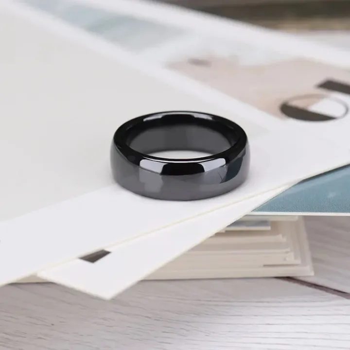Kolmnsta%202/4/6mm%20Black%20Brushed%20Fashion%20Ceramic%20Ring%20Women%20Men%20Wedding%20Rings%20Engagement%20Band%20Female%20Jewelry%20bague%20Plus%20Size%204-14%20-%20Image%202