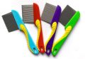 Plastic Lice Flea Hair Cleaner Comb Stainless Steel Hair Grooming. 