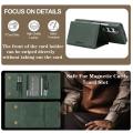 New arrival- Kalebol Strong Magnetic MagSafe Tri-Fold Wallet Side Sticker Leather Phone Case For Samsung Galaxy Z Flip6/Samsung Galaxy S24 Ultra 5G/Samsung Galaxy Z Fold6/Samsung Galaxy S25 Ultra 5G/Samsung Galaxy Z Fold. 