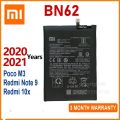 Xiaomi Redmi BN62 Redmi Note9 4G/Poco M3/9T A Grade Battery-6000mAh. 