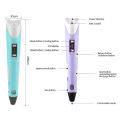 3D Printing Pen PLA Smart 3D Printing Doodle Pen Drawing Pen 3D Filament Design Painting Best for Kids Birthday Christmas Gift. 