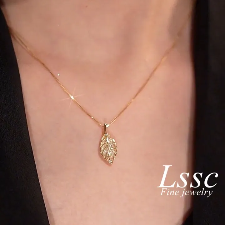 ShopSphere%20Leaf%20Stainless%20Steel%20Necklace%20for%20Women%20Non%20Tarnish%20Kwintas%20Pendant%20Gold%20Chain%20Accessories%20Jewelry%20-%20Image%203