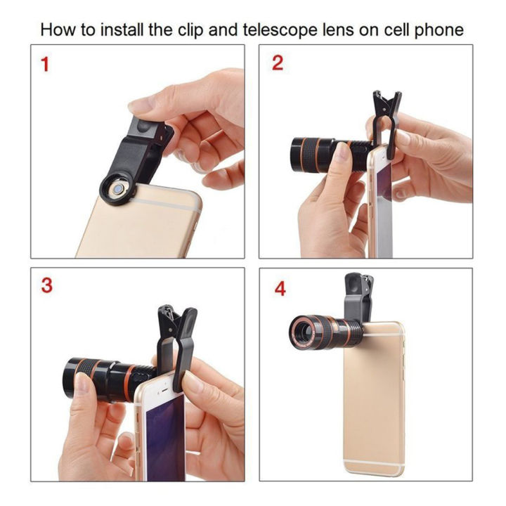 8/12/20x%20Zoom%20Clip-On%20Lens%20Mobile%20Phone%20Camera%20Telephoto%20Lens%20Monocular%20Telescope%20Hd%20Camera%20Lens%20External%20Zoom%20Lens%20For%20Travel%20-%20Image%206