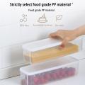 【Hot】 Rectangular Sealed Pasta Spaghetti Box Hermetic Jar Spaghetti Box Tool Plastic Fruit Box Refrigerator Kitchen Storage Kitch K9C1. 