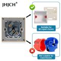 JHJCH French standard plug, French power 16a 220V grounding socket, child protection. 