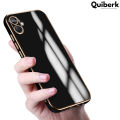 Quiberk for Samsung Galaxy A05 Soft Case Luxury Plating Frame Shockproof Phone Cover. 