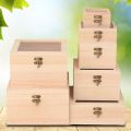 Wooden Storage Box Home Organizer Handmade Craft Box Jewelry Case Wooden Storage Case Diy Craft Supplies Boxs. 