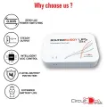 12V DC Mini UPS Battery Backup Power Backup Uninterruptible Power Supply Power Bank for 4G / Fiber WiFi Routers [RouterBuddy UPS-RBU12V5]. 