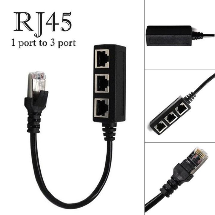 【EleganceWorld】RJ45 LAN Connector Ethernet Network Splitter Adapter ...