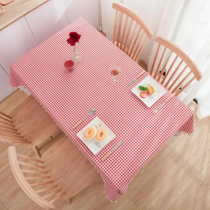 Pastoral%20Red%20and%20White%20Plaid%20Tablecloth%20Linen%20Cotton%20square%20Coffee%20Table%20Cloth%20Rectangular%20picnic%20tablecloth%20Tableware%20for%20Home%20-%20Image%205