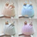 I Love Daddy&Mummy Newborn Baby Hat Soft Cotton Cartoon Bear Baby Bonnet for Girl Boy. 