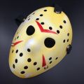【HUT】 Movie Hockey Mask Jason Voorhees Friday The 13Th Horror Scary Mask Halloween Party Cosplay Masks For Adult Men Halloween Gift. 