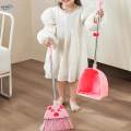 Mini Broom with Dustpan Children Sweeping House Cleaning Toy Set for Age 3-6. 