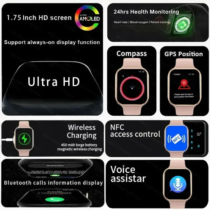 2025%20New%20Smart%20Hello%20Watch%203%20Mini%20Series%209%2041mm%20AMOLED%202GB%20ROM%20NFC%20ChatGPT%20Compass%20Clock%20Bluetooth%20Call%20Sports%20Smartwatch%20Women%20-%20Image%203