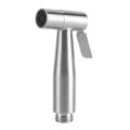 Stainless Steel Handheld High Pressure Faucet / Water Saving Powerful Fixed Sprayer / Women Portable Flusher / Toilet Supercharge Rinse Sprinkler / Bathroom Shower. 