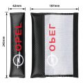 2pcs Carbon Fiber Seat Belt Covers Car Shoulder Pad Protection for Mini Cooper S One d F54 F56 F60 R56 R60. 