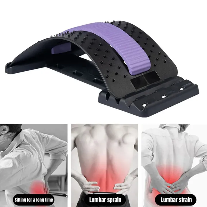 Magnetotherapy%20Back%20Massager%20Stretcher%20Waist%20Neck%20Fitness%20Multi-Level%20Adjustable%20Lumbar%20Cervical%20Spine%20Support%20Pain%20Relief%20Relax%20-%20Image%203