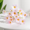 Decorative Artificial flowers Realistic Vase Desktop Chamomile daisies Little  bouquet for Home decor Office decoration Wedding centerpiece Gift for friends Photography props. 