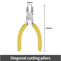 5 Inch Mini Pliers With Pointed Circular Mouth Diagonal Steel Wire Pliers Handmade Beaded Jewelry DIY Multifunctional Pliers. 