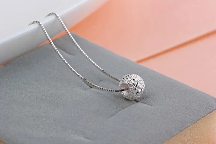 PQH%20KONG%20Jewellery%20Original%20925%20Sterling%20Silver%20Necklace%20Women%20Men%20Transfer%20Beads%20Pendant%20Pure%20Silver%20Pendant%20Jewelry%20Gift%20Set%20Women%20Birthday%20Rantai%20Leher%20Viral%20Silver%20925%20Lelong%20Rantai%20Leher%20Perempuan%20Silver%20-%20Image%203