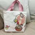 2024 New Labubu Small Canvas Bag Portable and Cute Handbag Compact. 