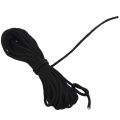 2X Paracord 550 Parachute Rope 7 Core Strand for Climbing Camping Buckle Rope Black 25FT. 