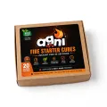 AGNI Fire Starter Cubes - 20 Cubes | Eco-Friendly BBQ & Charcoal Fire Lighter | Long Burning | Odorless | Made in Sri Lanka. 