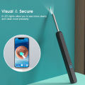 HEGRUS Ear Pick LED Flashlight Visible Ear Spoon Ear Wax Removal Ear Cleaner Visual Ear Scope Camera Safe Ear Pick Ear Cleaning Tool with HD Camera for iPhone, iPad & Android Smart Phones. 