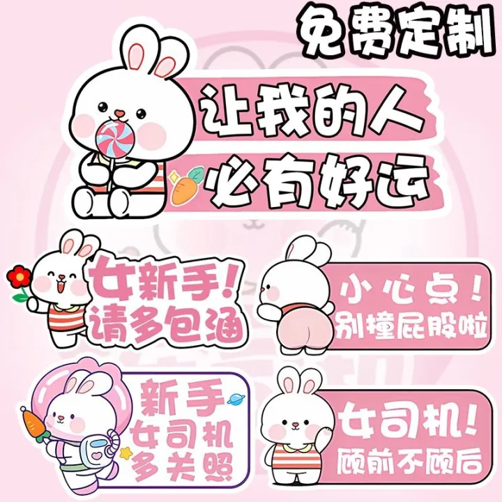 Car%20Fuel%20Tank%20Stickers%20Driving%20Reflective%20Car%20Stickers%20Internship%20Magnetic%20Suction%20Novice%20on%20the%20Road%20Cartoon%20Cute%20Rabbit%20Female%20Driver%20-%20Image%207