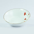 Dankotuwa Red Flower 21pcs Dinner Set. 