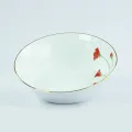 Dankotuwa Red Flower 21pcs Dinner Set. 
