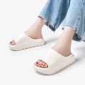 【FOOT SOFA】Summer Women Non-Slip Platform Slippers UNISEX Peep Toe Outdoor Casual Shoes for Woman Flat Bottom Comfortable Beach Slipper. 