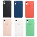 Super Luxury Soft textured Protective Silicone Case Back Cover for iPhone XR. 