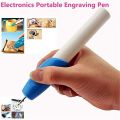 Name Writing Power Engraving Etching Pen, Engraver Machine With Tool Nib For Jewellery Metal Plastic Rubber, Glass, Wood. 