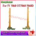 Novaphopat For For Alcatel 5V 5060 LCD OT5060 5060D USB Dock Charging Port Charger Plug Board Connect Flex Cable With Microphone MIC Wifi antenna flex Ribbon. 